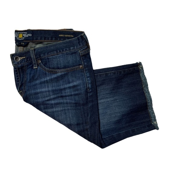 🍀LUCKY BRAND🍀 (NWOT) DENIM SHORTS SIZE 8 - Picture 4 of 8